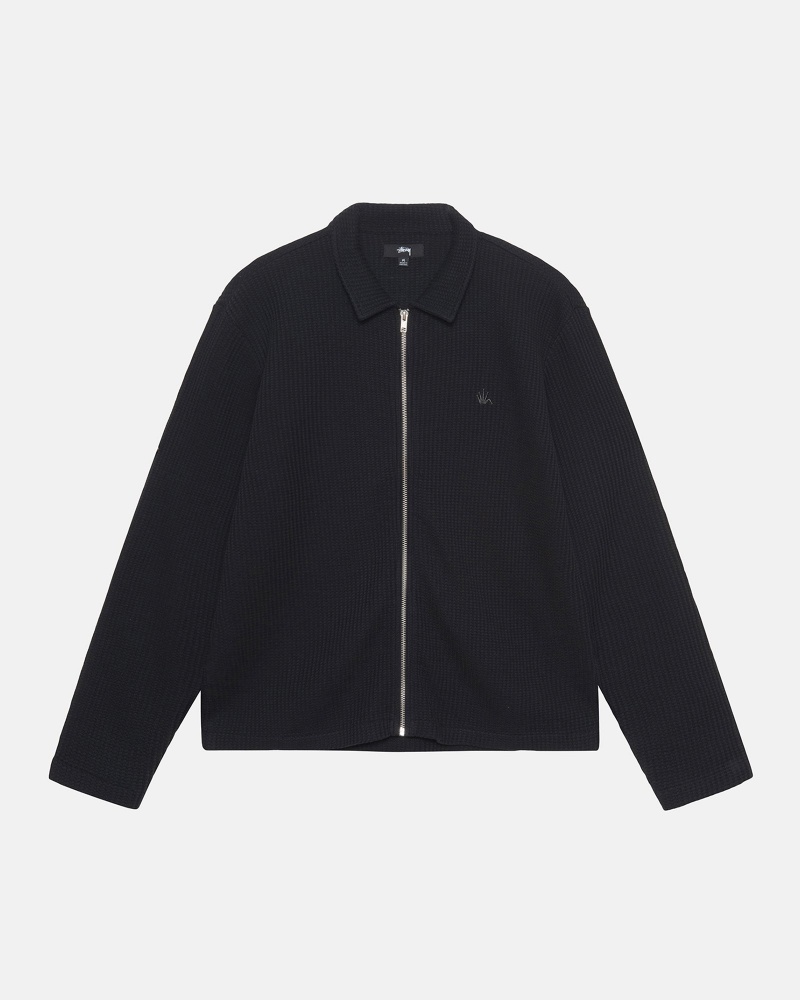 Giacche Stussy Big Thermal Zip Nere | 16847-KTXF