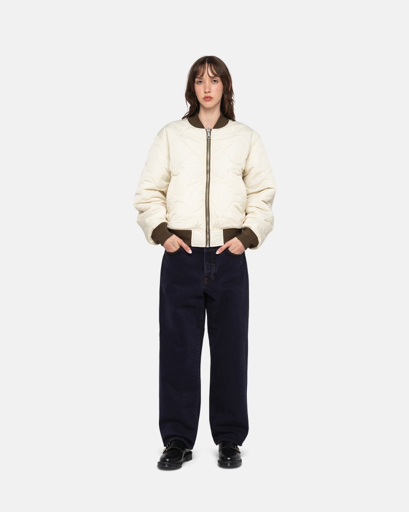 Giacche Stussy Built Reversible Bomber Marroni | 49735-EUNP