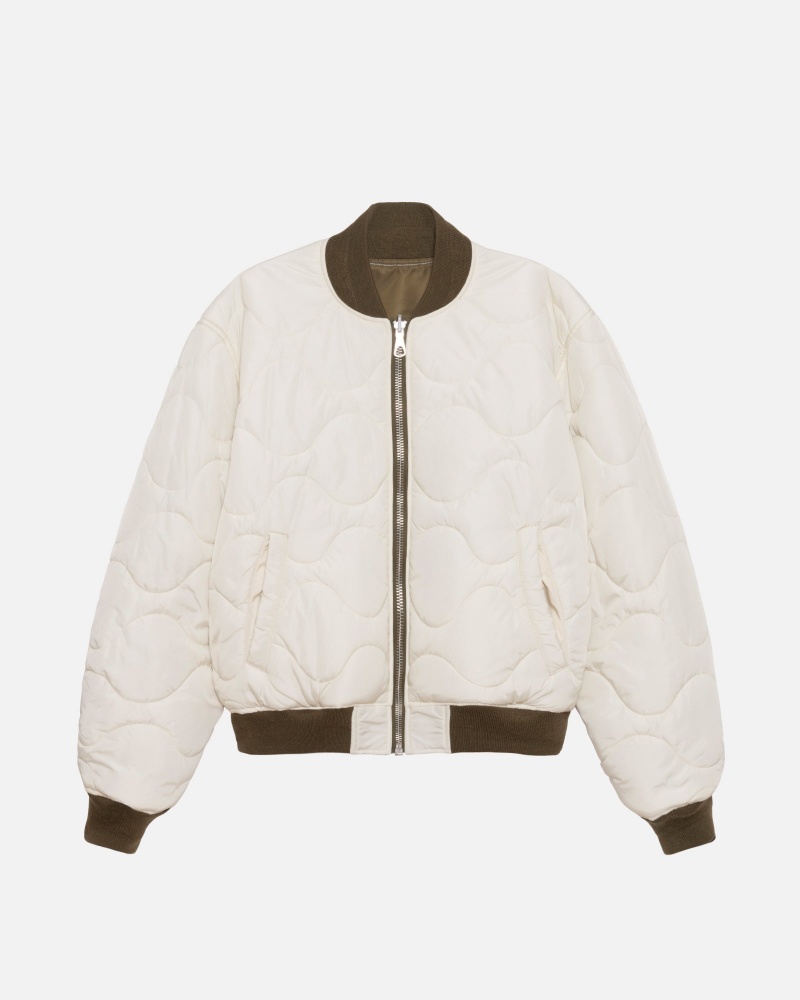 Giacche Stussy Built Reversible Bomber Marroni | 49735-EUNP