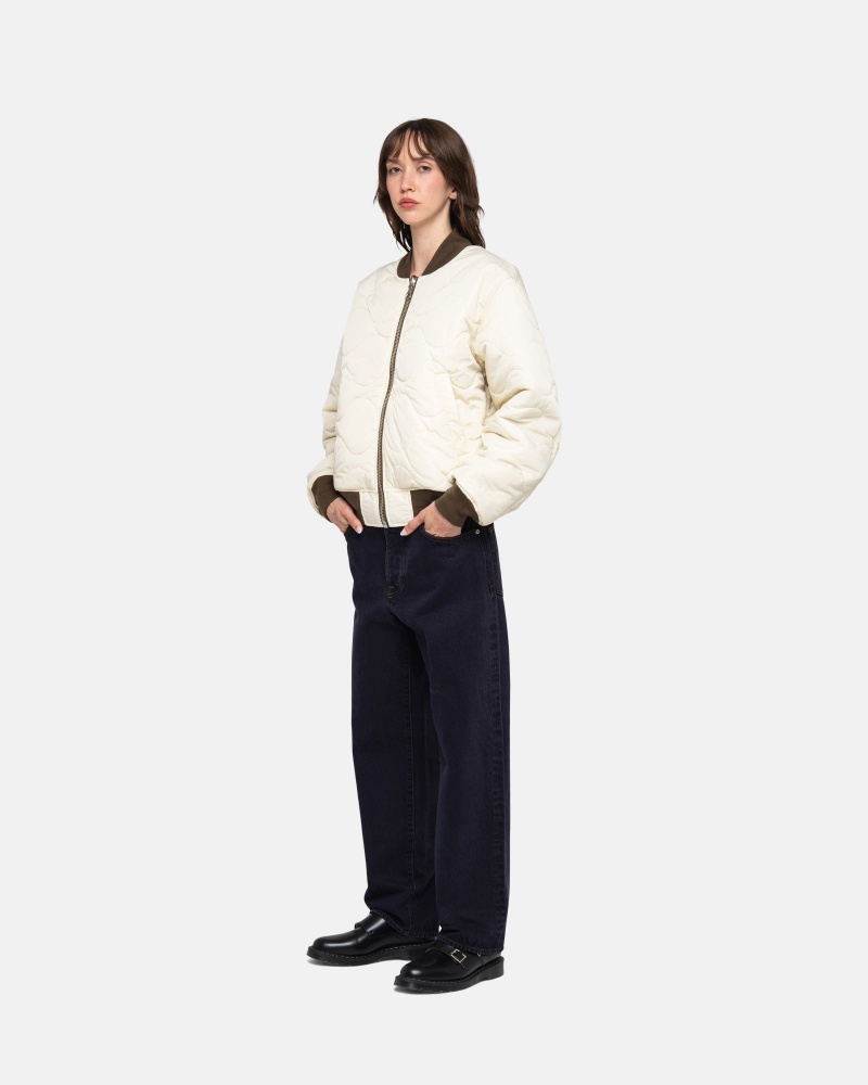 Giacche Stussy Built Reversible Bomber Marroni | 49735-EUNP