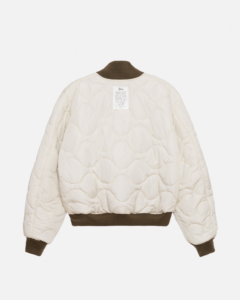 Giacche Stussy Built Reversible Bomber Marroni | 49735-EUNP