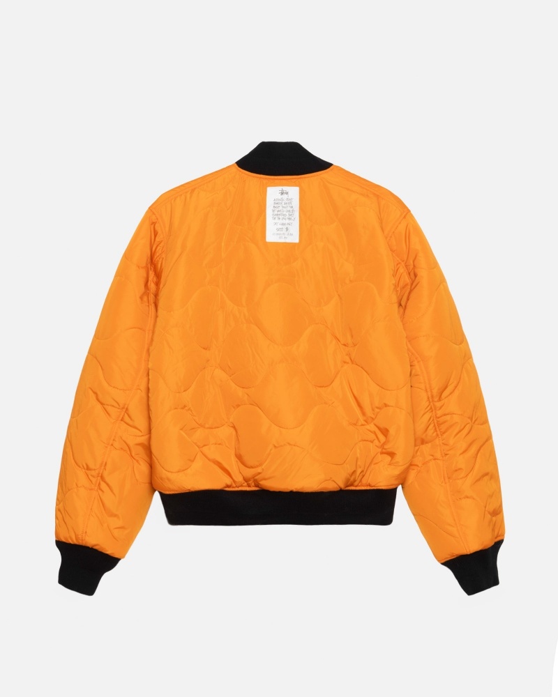 Giacche Stussy Built Reversible Bomber Nere | 58642-FAZG