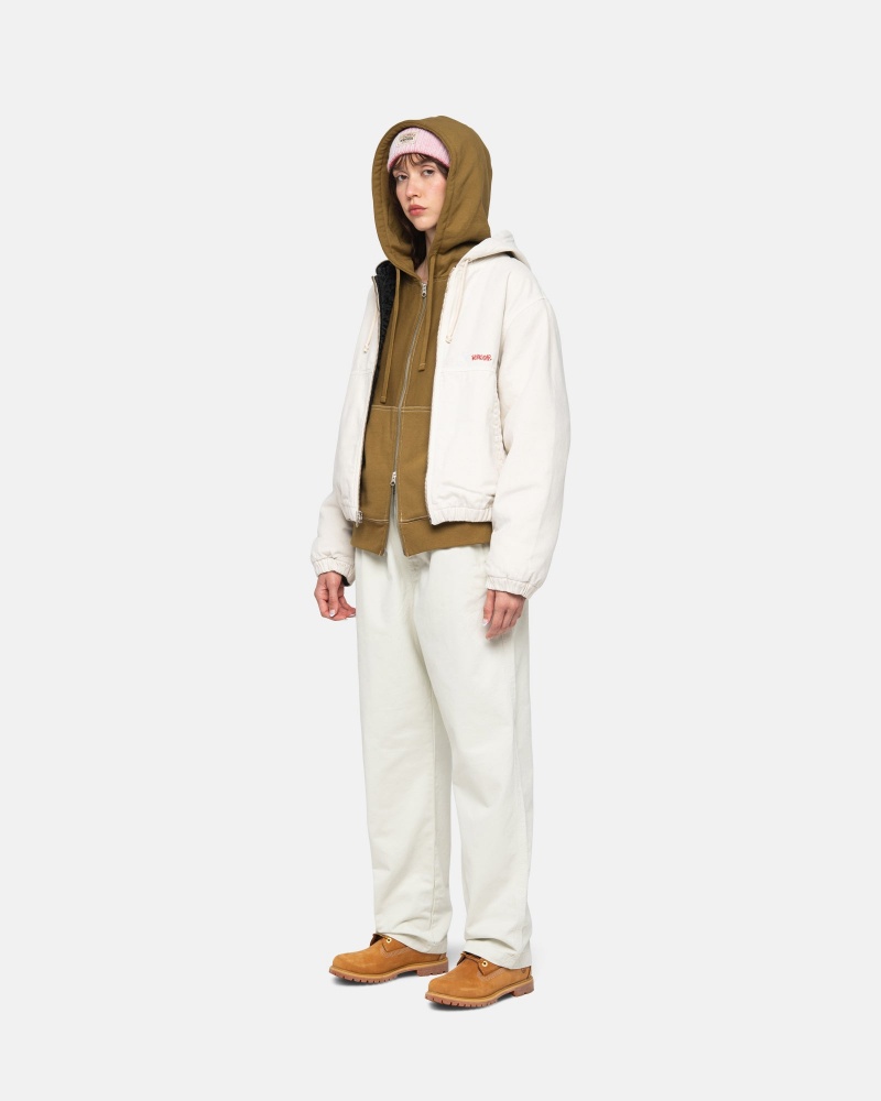 Giacche Stussy Lavoro Insulated Tela Beige | 26539-AMBW