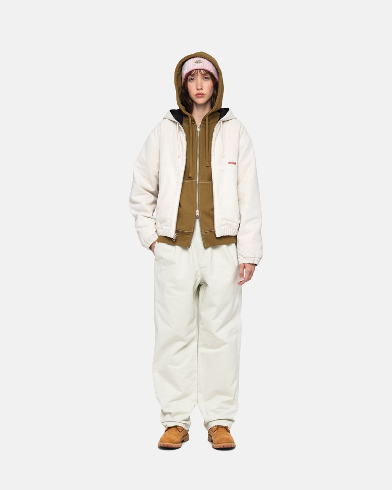 Giacche Stussy Lavoro Insulated Tela Beige | 26539-AMBW