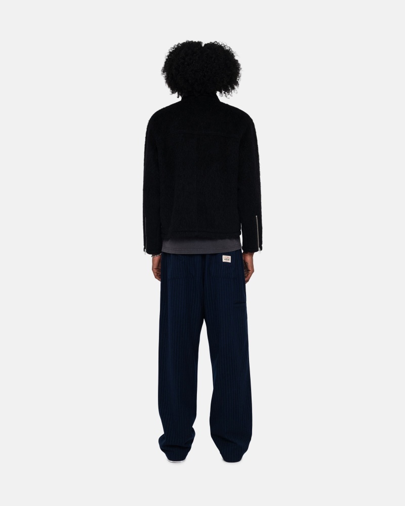 Giacche Stussy Mohair Club Nere | 67254-GHIB