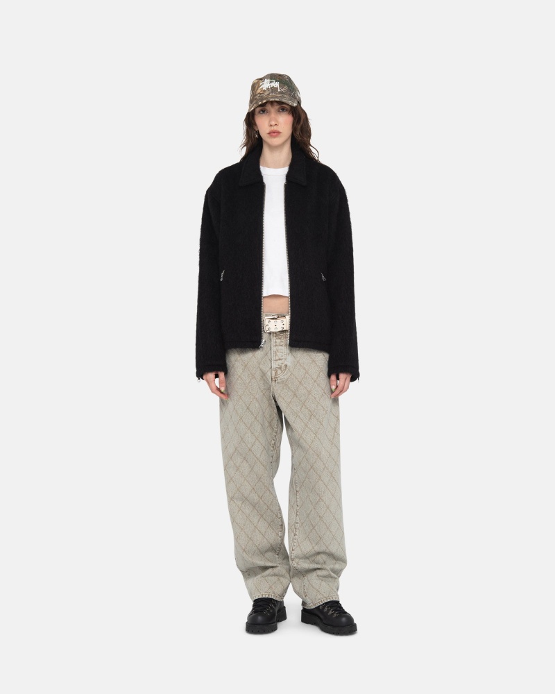 Giacche Stussy Mohair Club Nere | 67254-GHIB