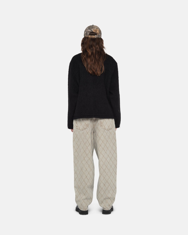 Giacche Stussy Mohair Club Nere | 67254-GHIB