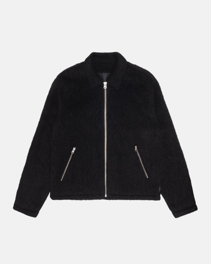 Giacche Stussy Mohair Club Nere | 67254-GHIB