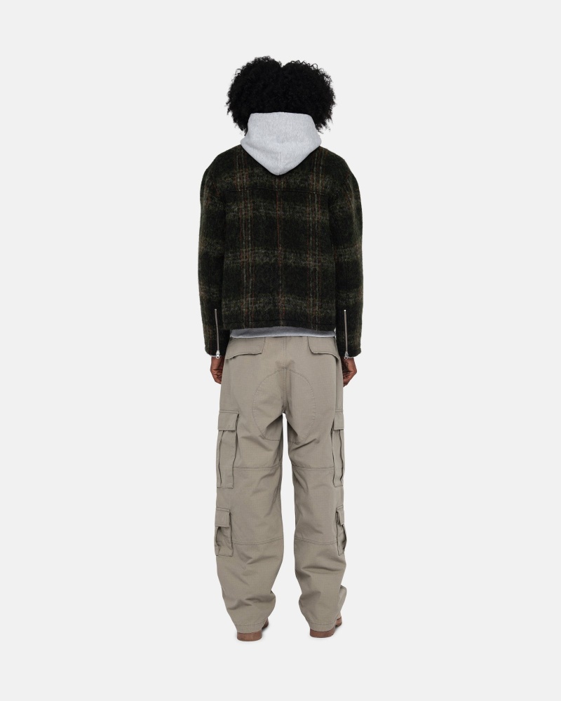 Giacche Stussy Mohair Club Verde Oliva | 97436-JSWL