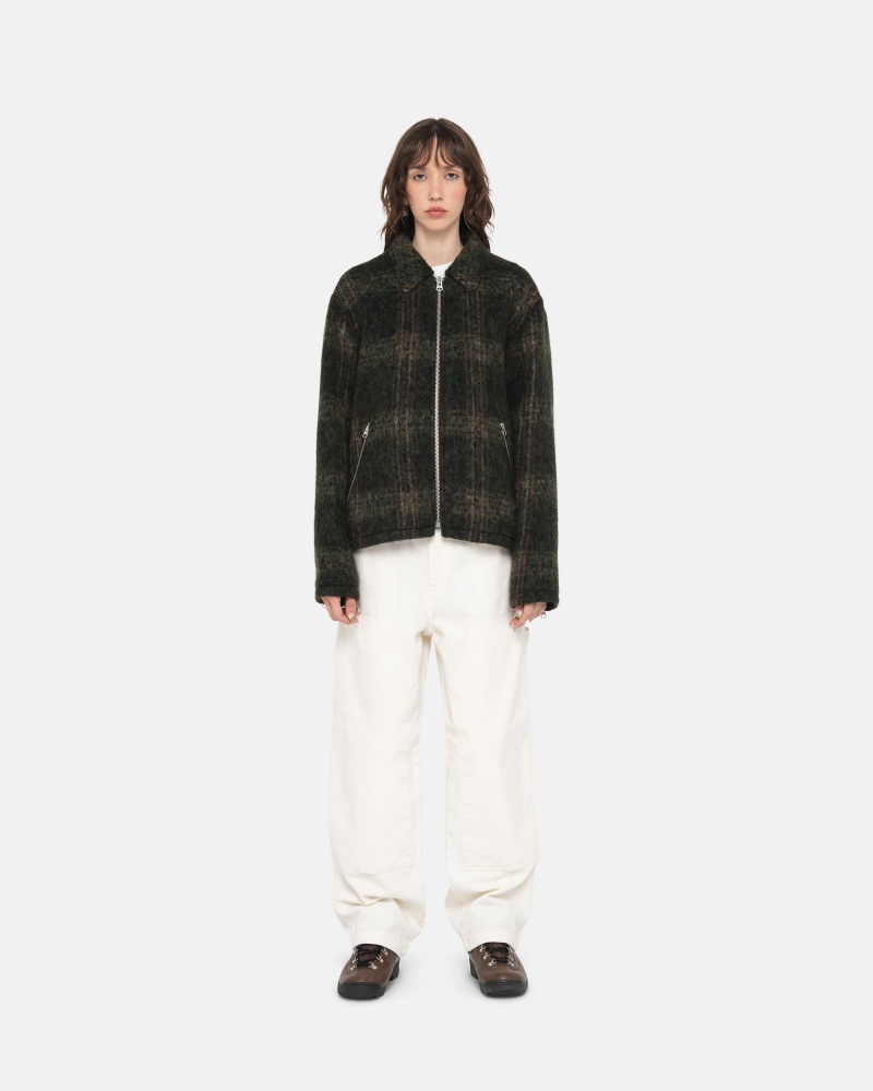 Giacche Stussy Mohair Club Verde Oliva | 97436-JSWL