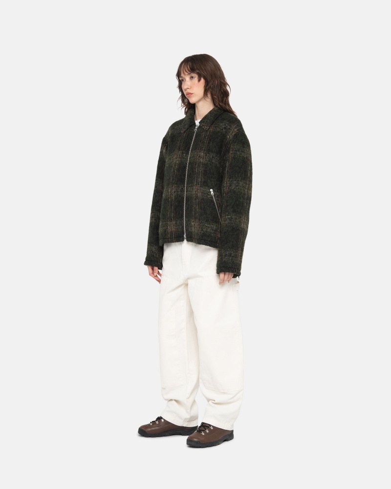 Giacche Stussy Mohair Club Verde Oliva | 97436-JSWL