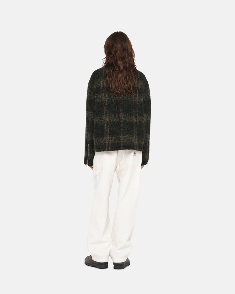 Giacche Stussy Mohair Club Verde Oliva | 97436-JSWL