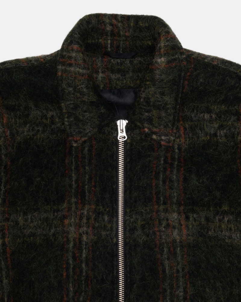 Giacche Stussy Mohair Club Verde Oliva | 97436-JSWL