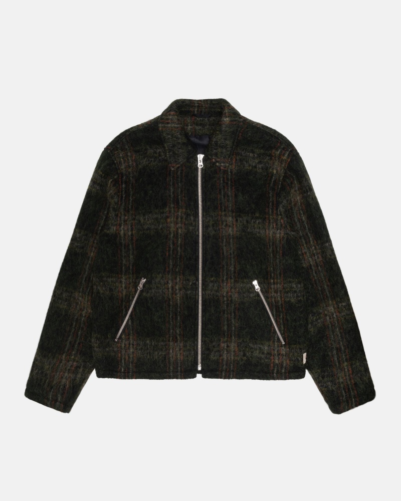 Giacche Stussy Mohair Club Verde Oliva | 97436-JSWL