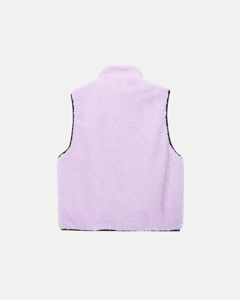 Gilet Stussy Sherpa Reversible  Lavanda | 46170-ORBH