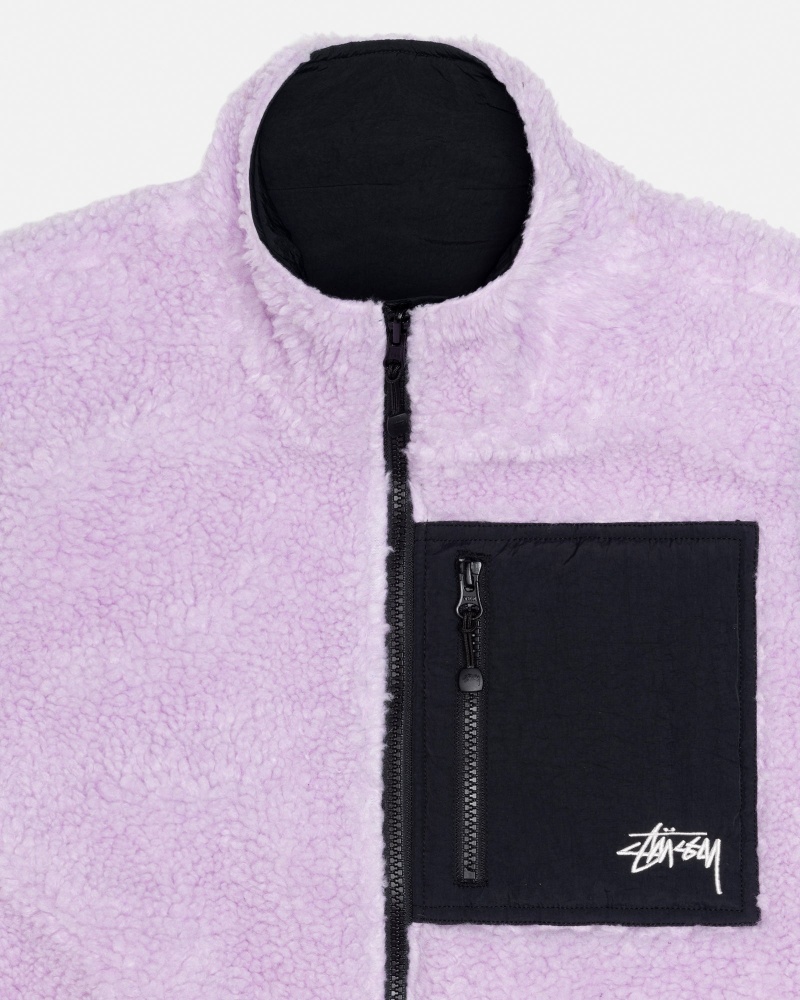 Gilet Stussy Sherpa Reversible  Lavanda | 46170-ORBH