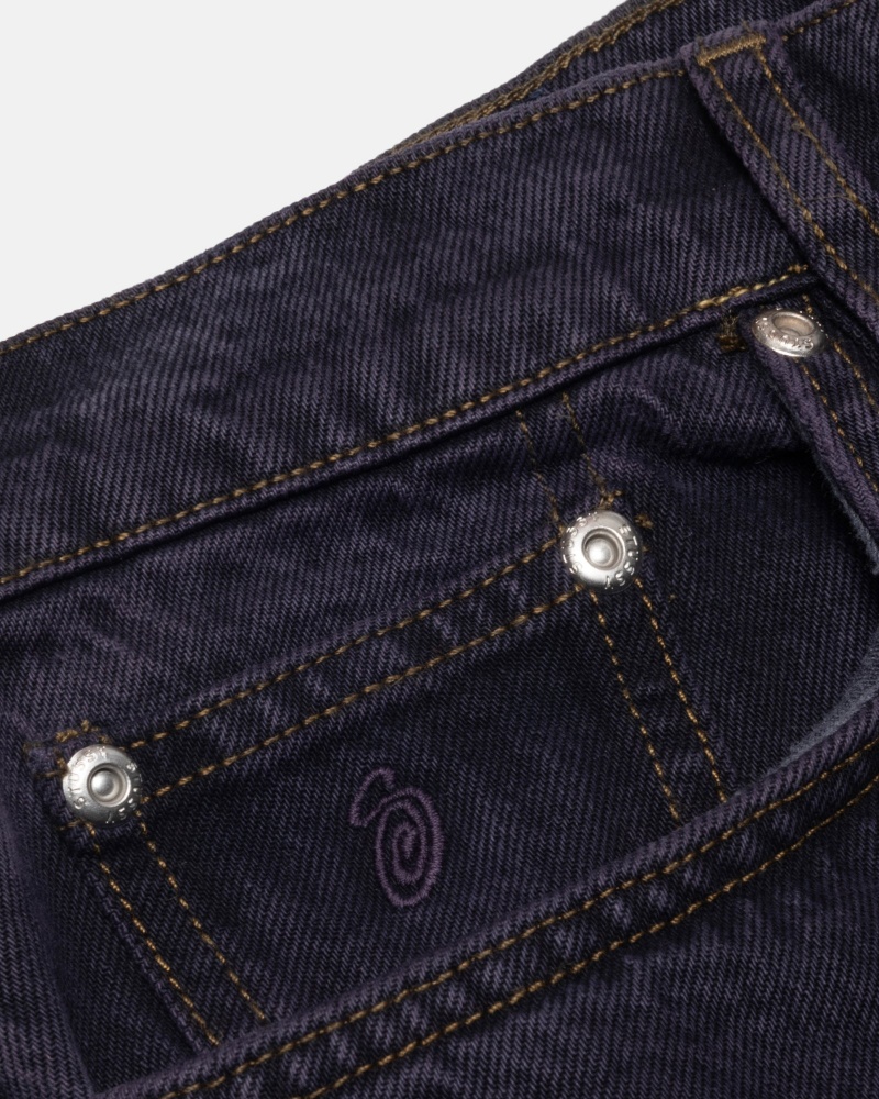 Jeans Stussy Big Ol' Denim Blu Marino | 08423-DTOH