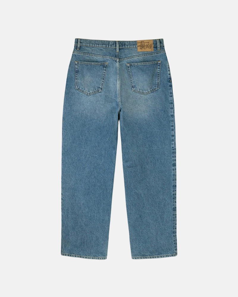 Jeans Stussy Big Ol' Denim Blu | 63908-QWDY