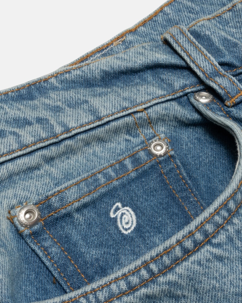 Jeans Stussy Big Ol' Denim Blu | 63908-QWDY