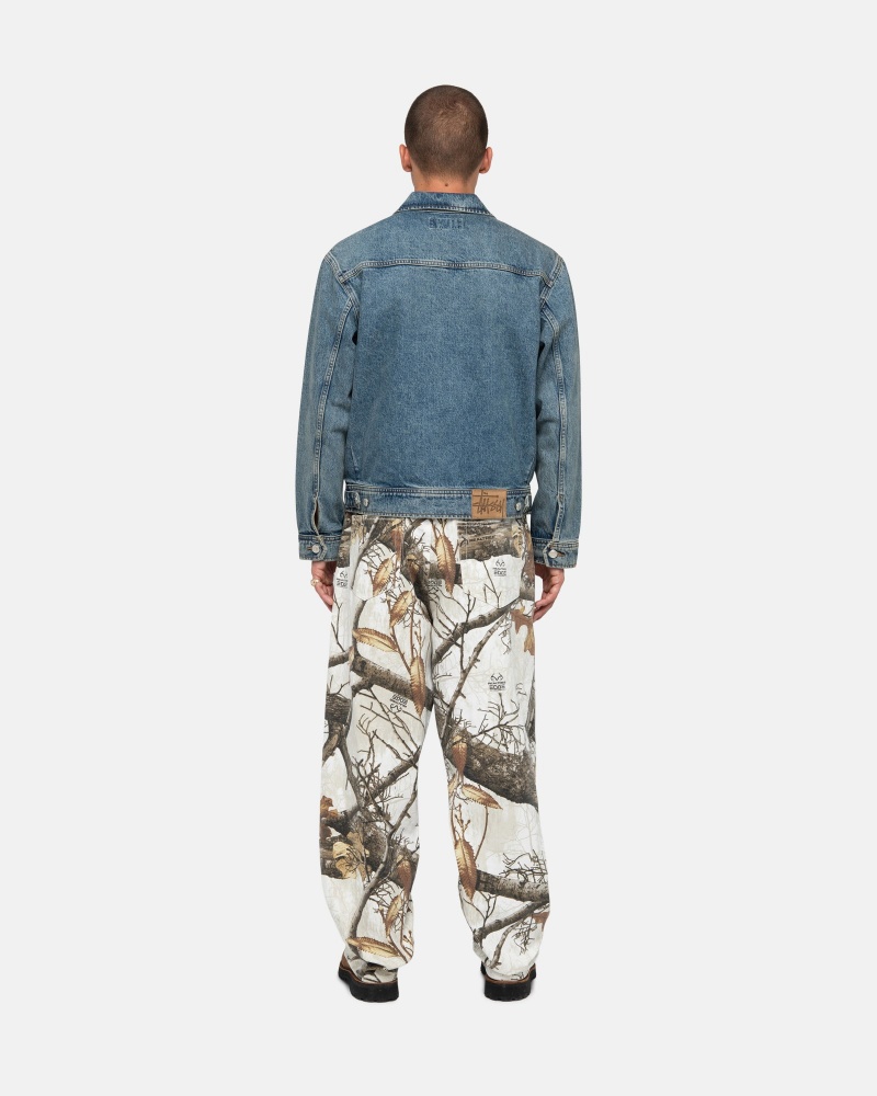 Jeans Stussy Big Ol' Realtree Edge Bianche | 29365-OAJQ