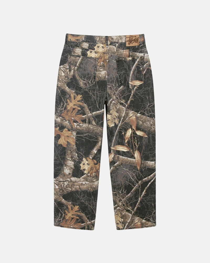 Jeans Stussy Big Ol' Realtree Edge Nere | 37820-PZYD