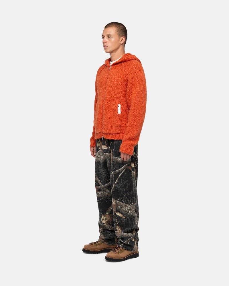 Jeans Stussy Big Ol' Realtree Edge Nere | 37820-PZYD