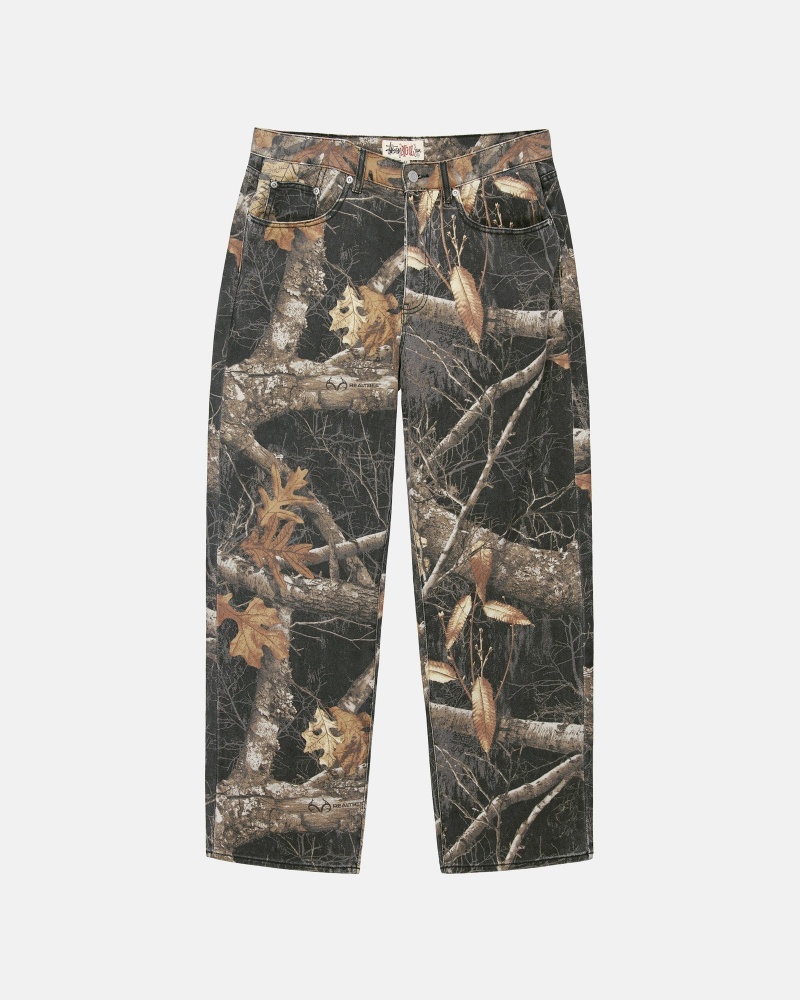 Jeans Stussy Big Ol\' Realtree Edge Nere | 37820-PZYD