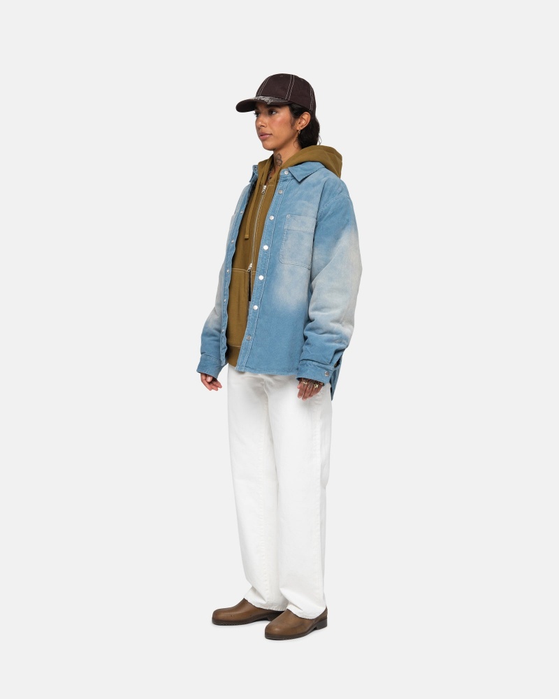 Jeans Stussy Classiche Overdyed Beige | 45291-OTMD