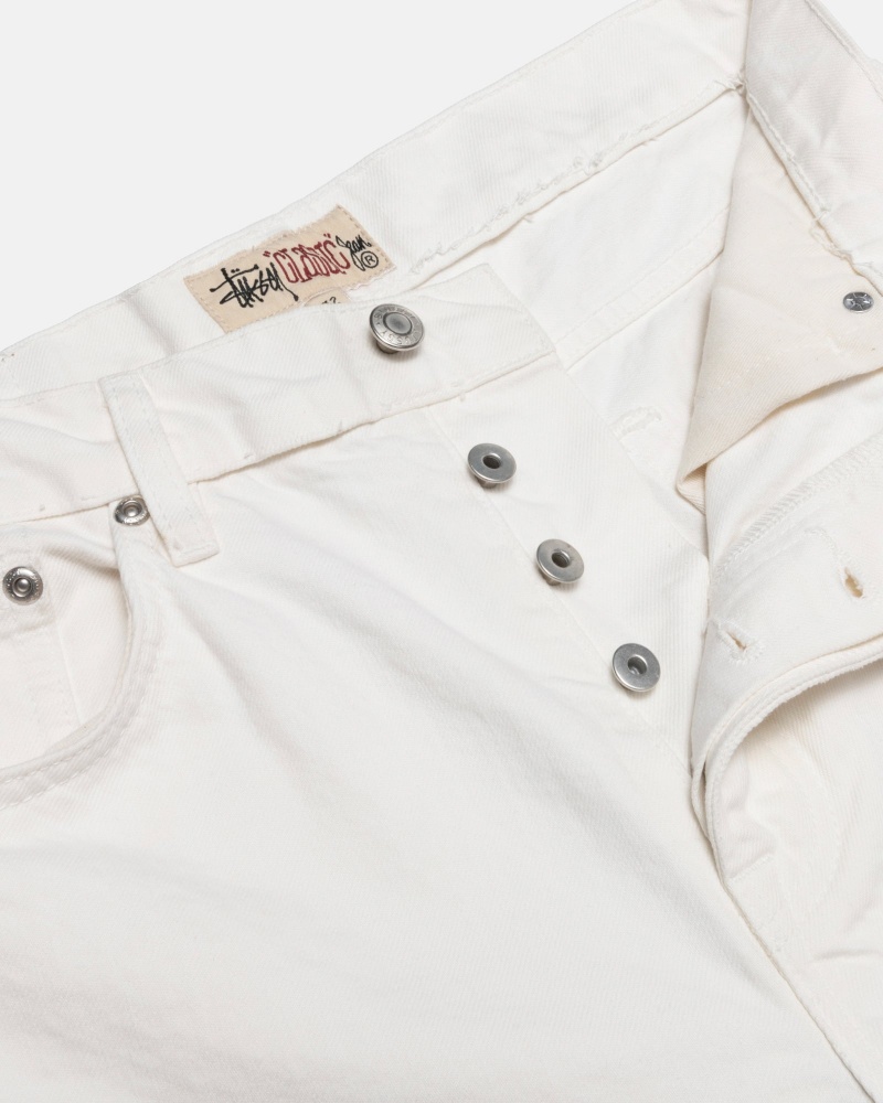 Jeans Stussy Classiche Overdyed Beige | 45291-OTMD