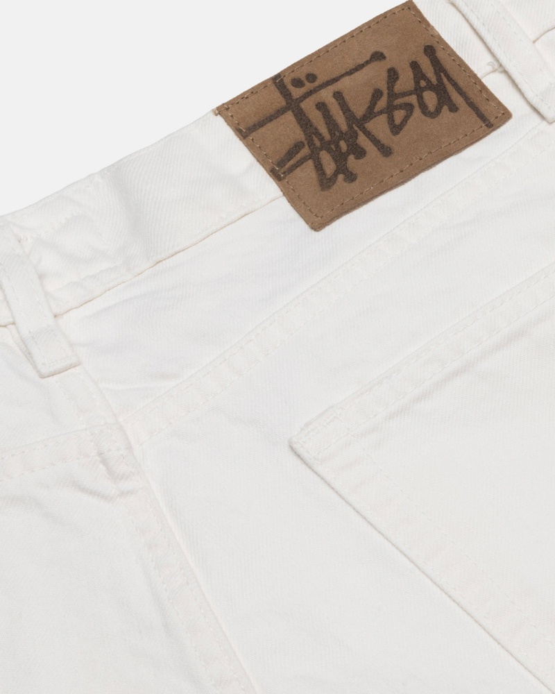 Jeans Stussy Classiche Overdyed Beige | 45291-OTMD