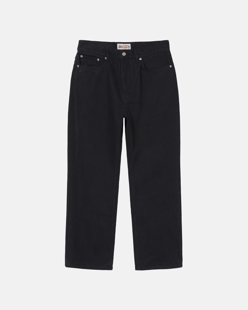 Jeans Stussy Classiche Overdyed Nere | 12869-RTFO