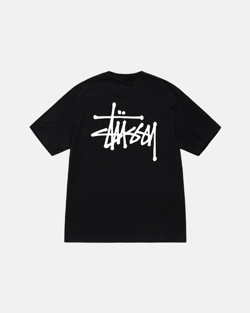 Magliette Stussy Basic Nere | 15480-TGDA