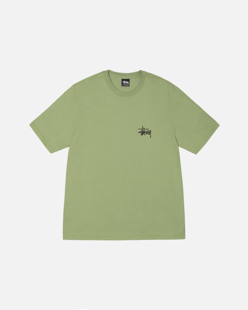 Magliette Stussy Basic Verdi | 19820-NWHS