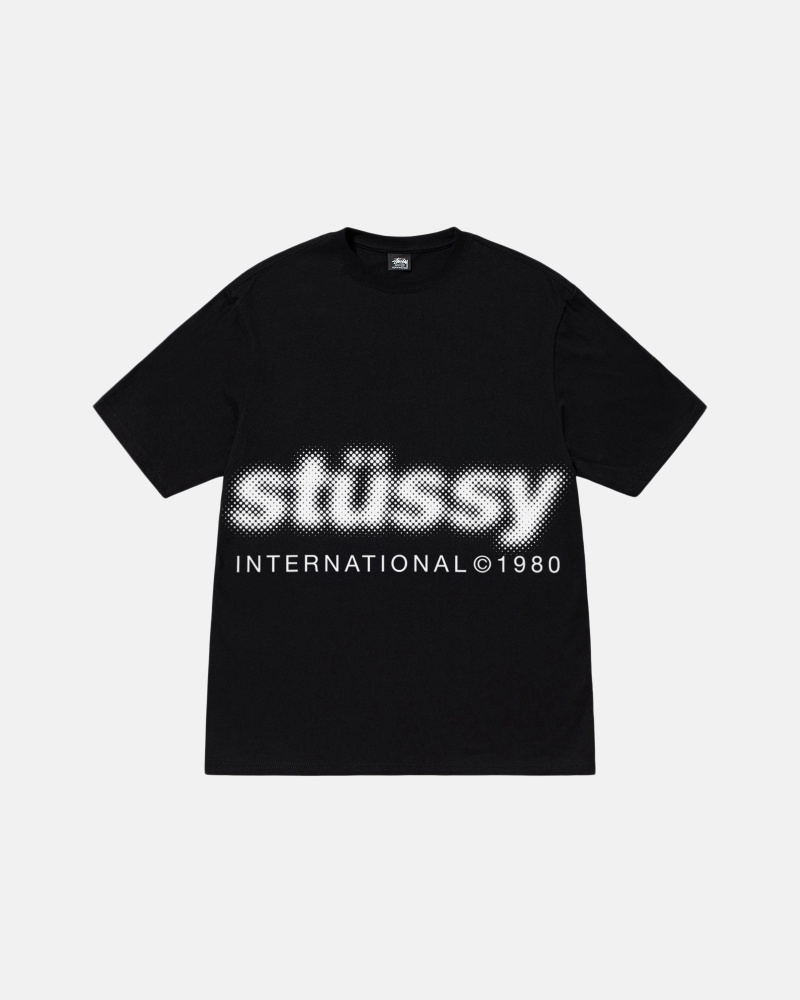 Magliette Stussy Blur Nere | 80136-YWCQ