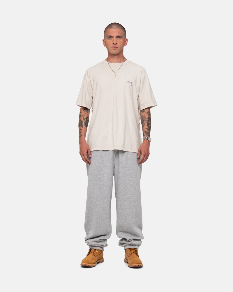 Magliette Stussy Lazy Beige | 14923-QDWU