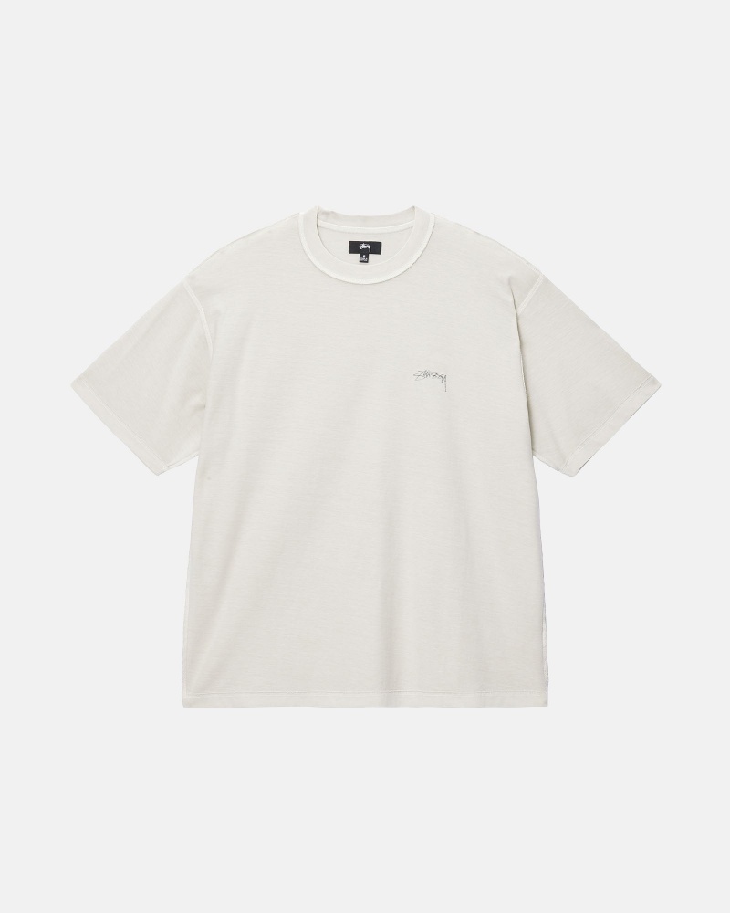 Magliette Stussy Lazy Beige | 14923-QDWU