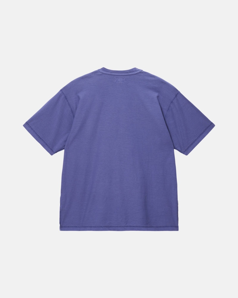 Magliette Stussy Lazy Blu Profondo | 48573-FDVA