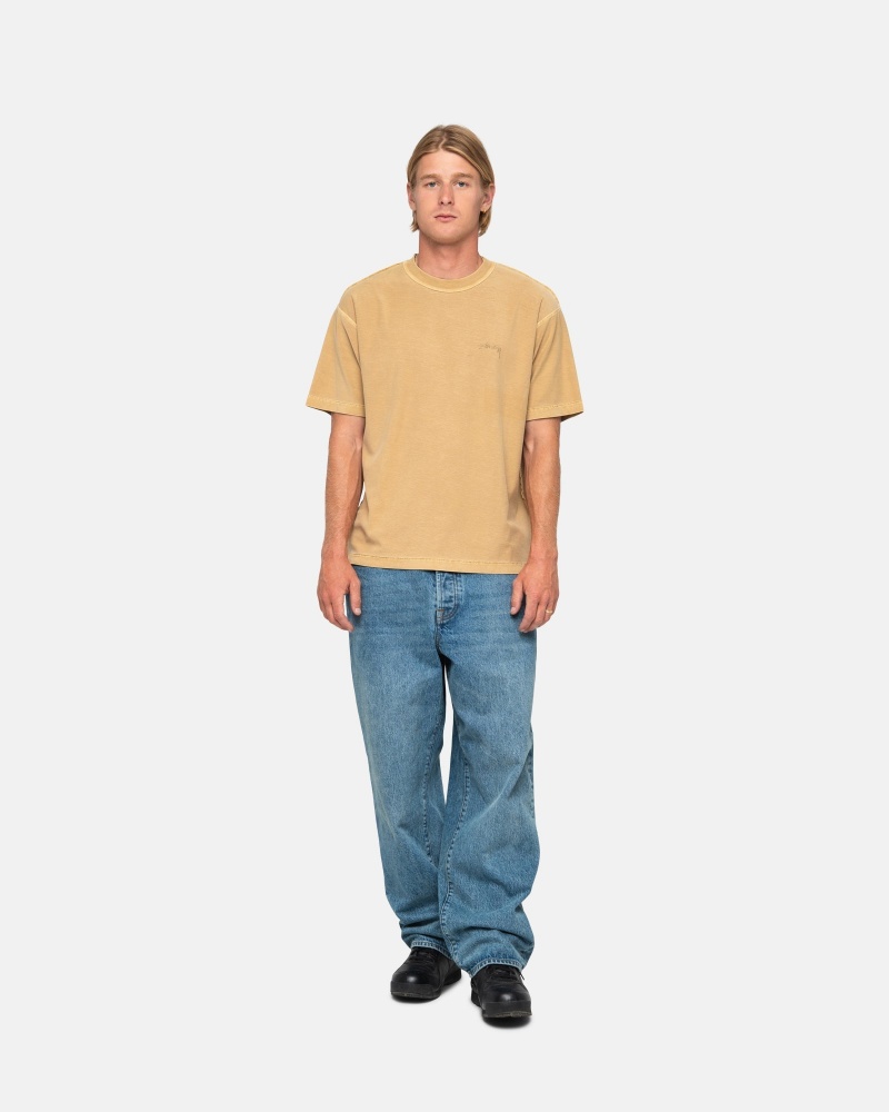 Magliette Stussy Lazy Oro | 54093-SATX