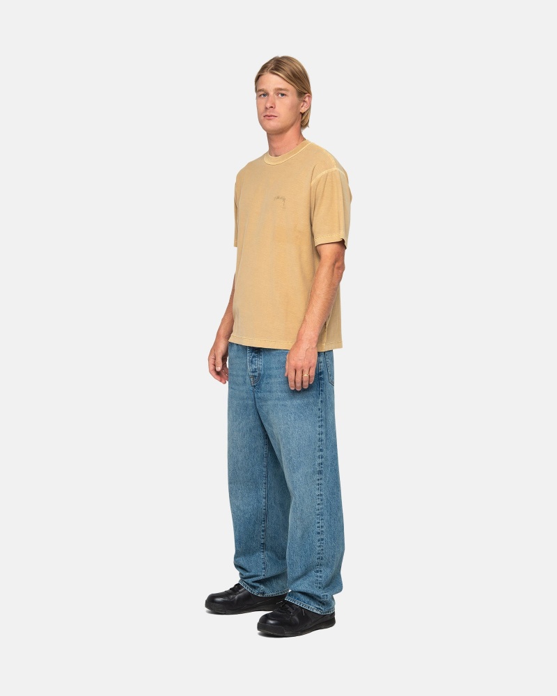 Magliette Stussy Lazy Oro | 54093-SATX