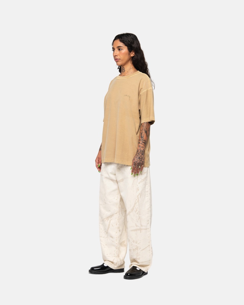 Magliette Stussy Lazy Oro | 54093-SATX