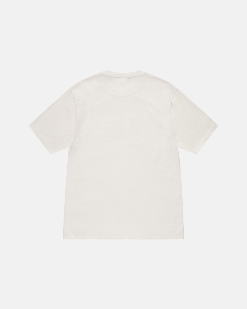 Magliette Stussy Small Stock Pigment Dyed Beige | 60375-CKOQ