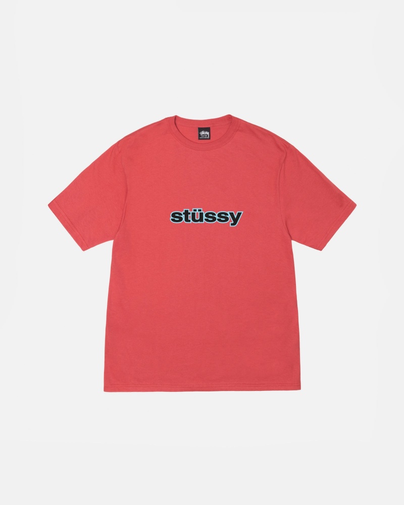 Magliette Stussy Ss-Link Rosa | 81930-QIZV