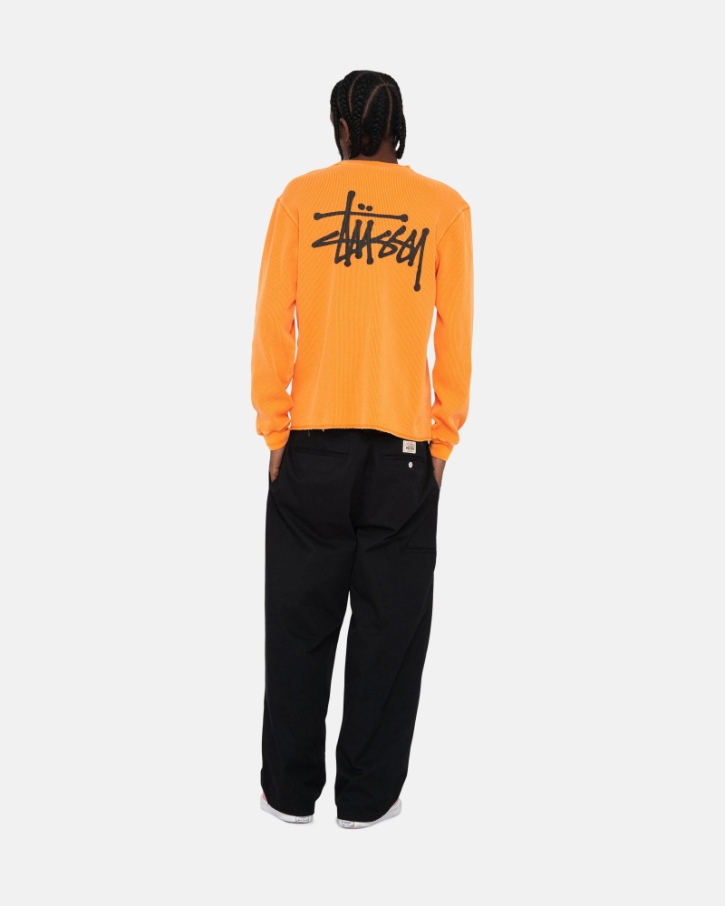 Maglioni Stussy Basic Stock Ls Thermal Albicocca | 10275-ARTK