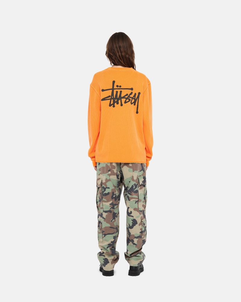 Maglioni Stussy Basic Stock Ls Thermal Albicocca | 10275-ARTK