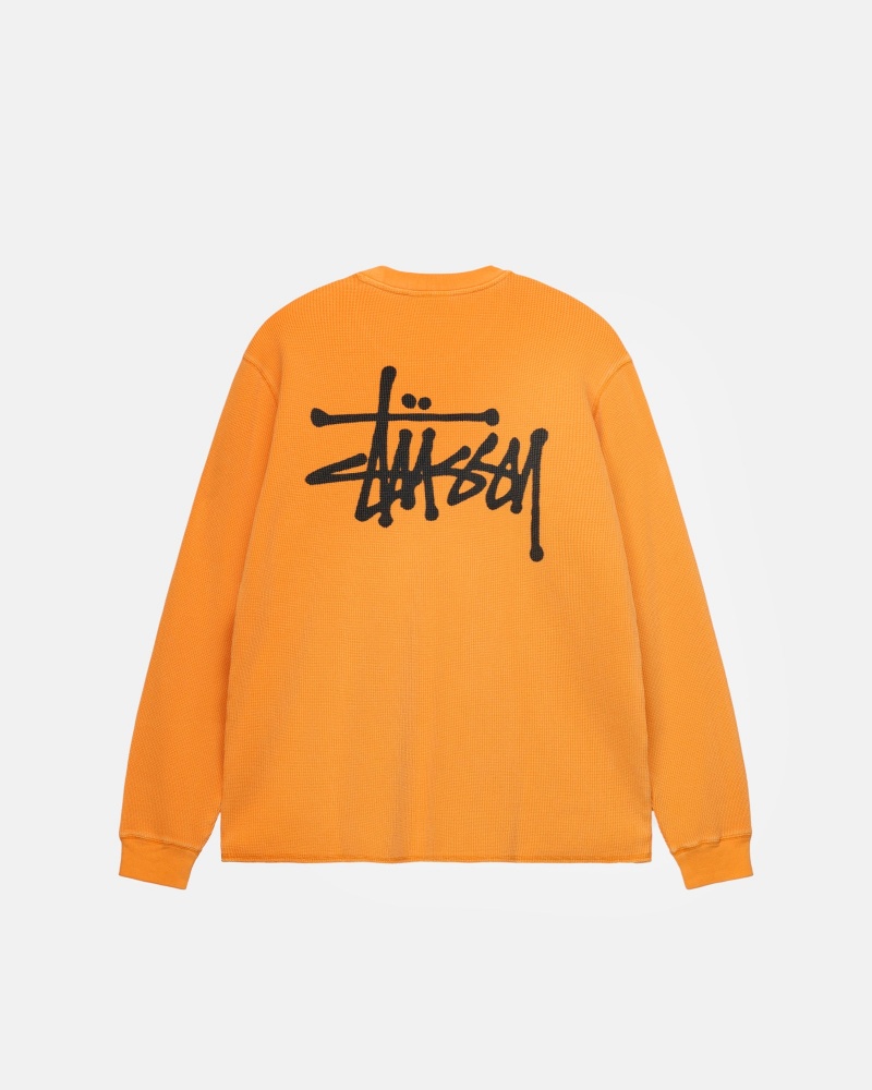 Maglioni Stussy Basic Stock Ls Thermal Albicocca | 10275-ARTK