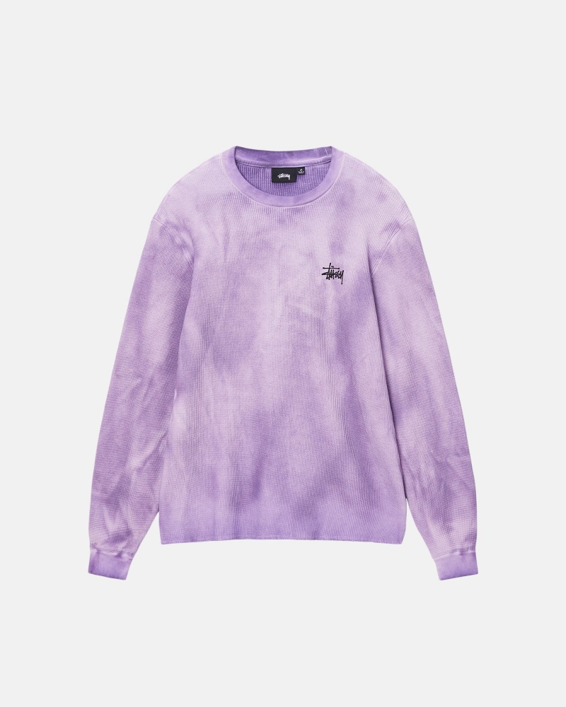 Maglioni Stussy Basic Stock Ls Thermal Lavanda | 05283-KSOB