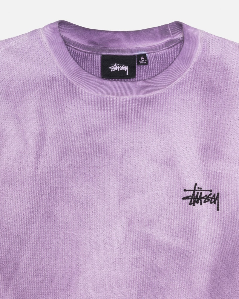 Maglioni Stussy Basic Stock Ls Thermal Lavanda | 05283-KSOB