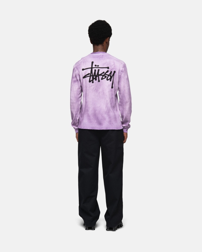 Maglioni Stussy Basic Stock Ls Thermal Lavanda | 05283-KSOB