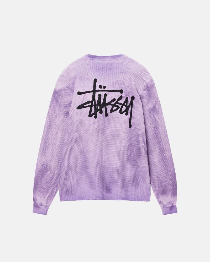 Maglioni Stussy Basic Stock Ls Thermal Lavanda | 05283-KSOB