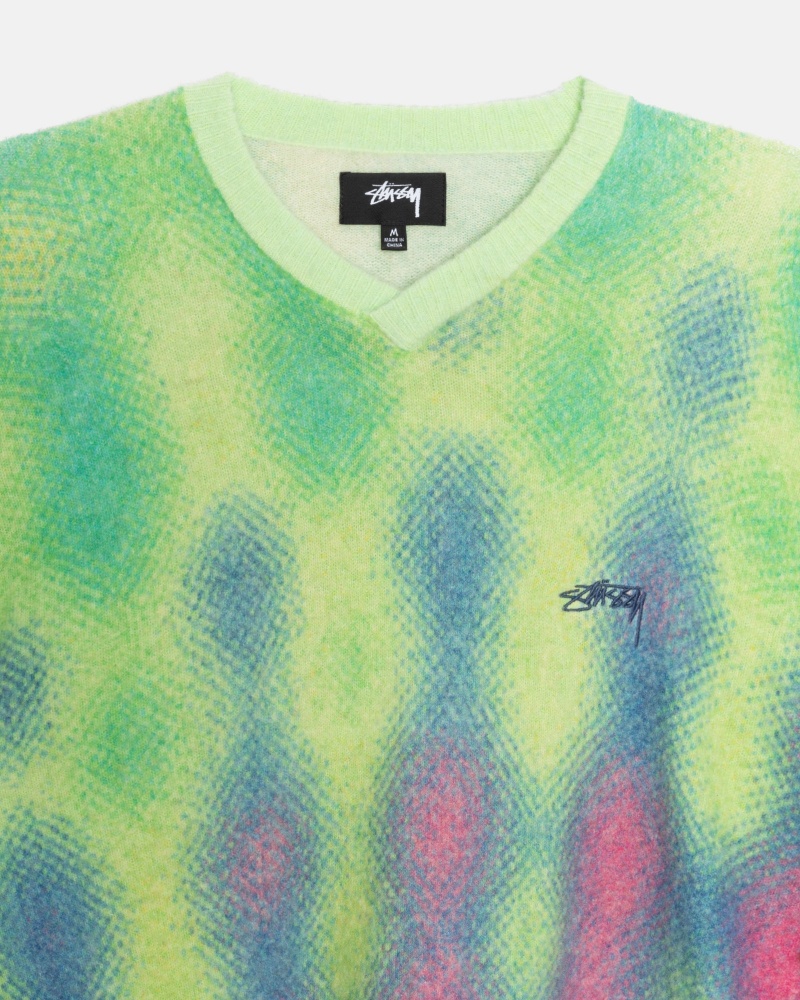 Maglioni Stussy Gradient Dot Brushed Colorate | 19832-GRJY